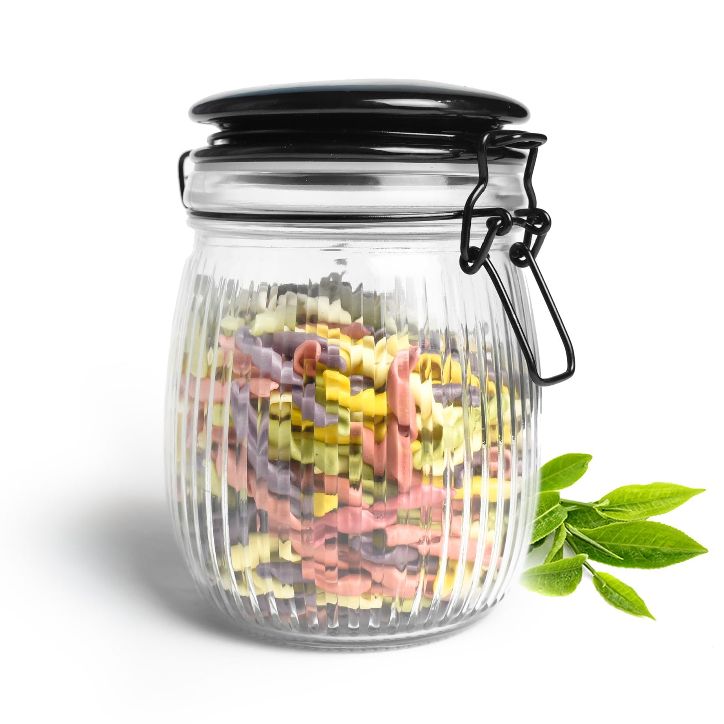 6 Einmachgläser 720ml mit Keramikdeckel Bügelverschluss Vorratsgläser Vorratsgefäß Glasbehälter