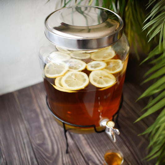 Getränkespender 7 Liter mit Ständer Wasserspender Saftspender Dispenser