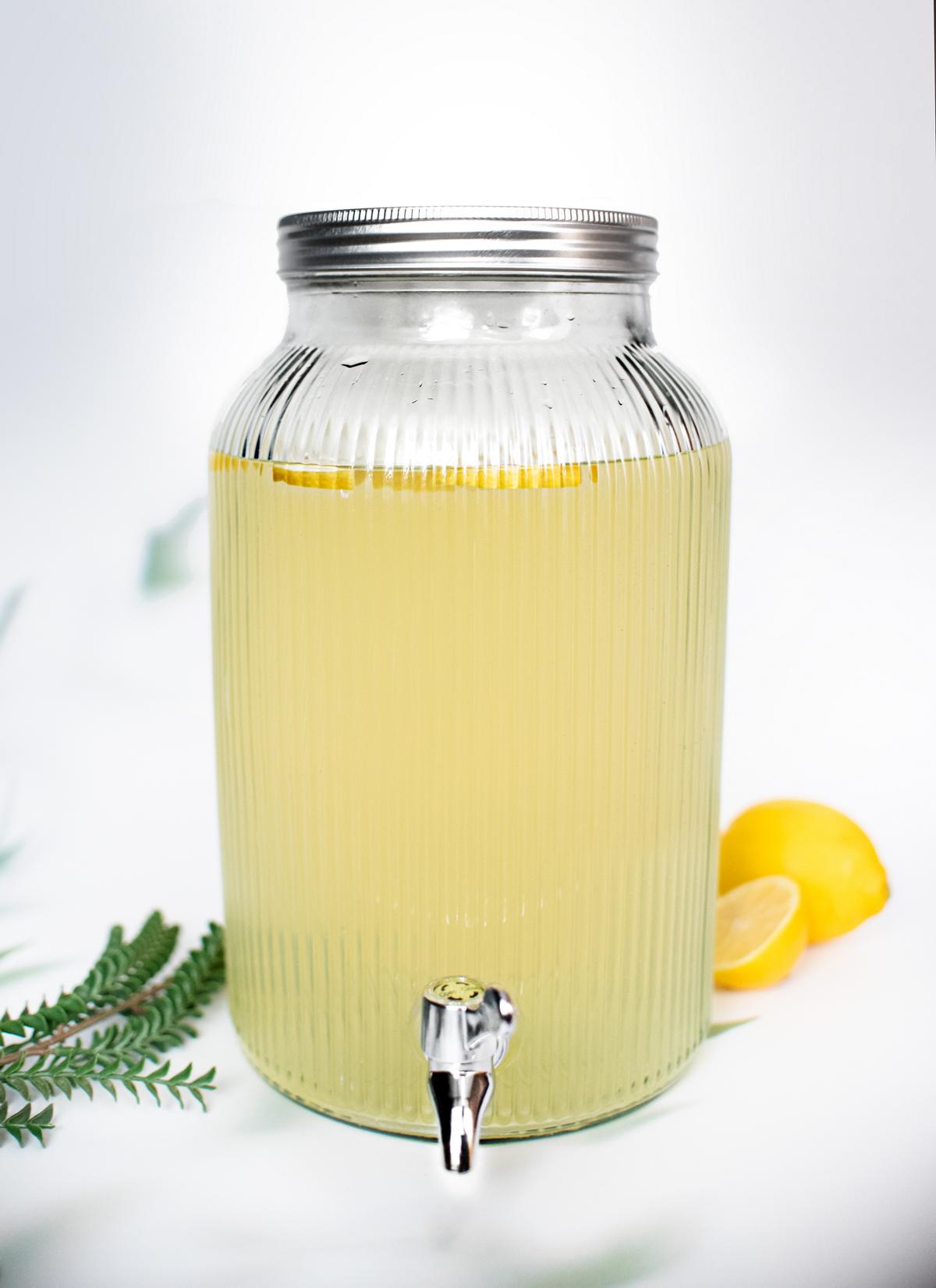 Getränkespender 5 Liter mit Zapfhahn aus Edelstahl Wasserspender Saftspender Dispenser