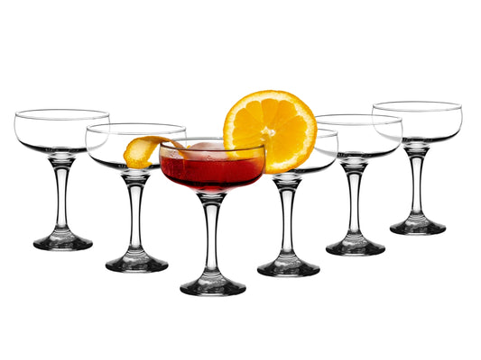 6 Martinigläser 170ml Martinischalen Cocktailschale Cocktailgläser