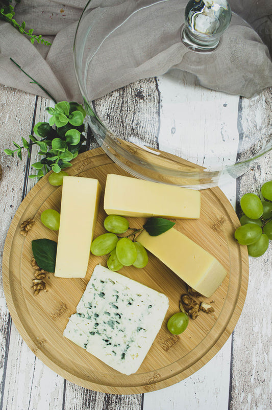 Käseglocke mit Schneidebrett 28cm Glasglocke Glashaube Kuchenglocke Made in EU