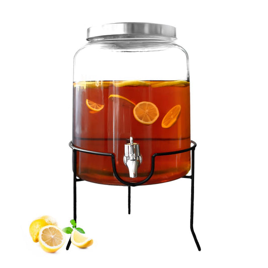 Getränkespender 7 Liter mit Ständer Wasserspender Saftspender Dispenser