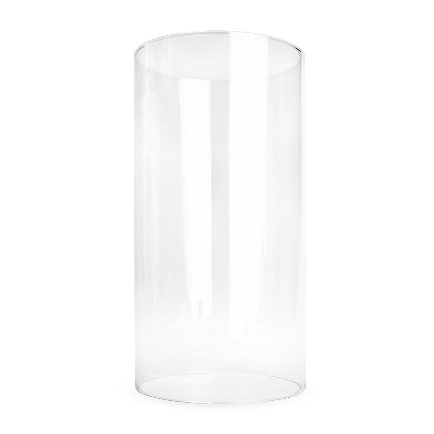 2 x Glaszylinder ohne Boden H:20cm Ø10cm Windlicht Kerzenhalter Tischdeko Kerzenständer Laterne