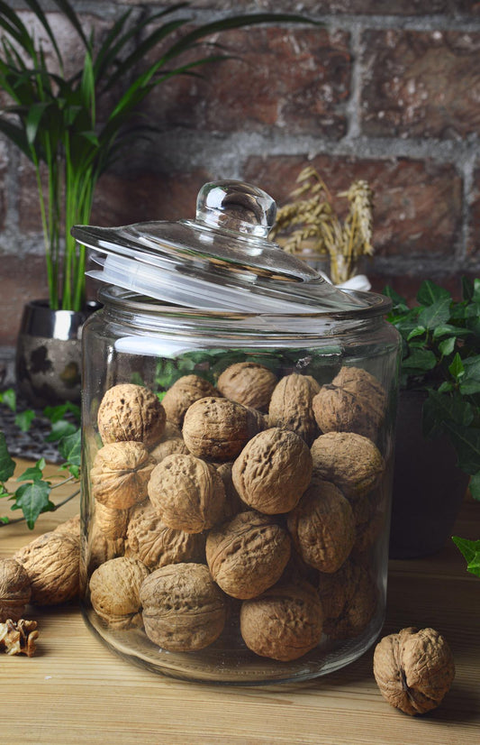 Vorratsglas 4L mit Deckel Glasbehälter Vorratsgefäß Aufbewahrungsglas Bonboniere Keksdose Einmachglas