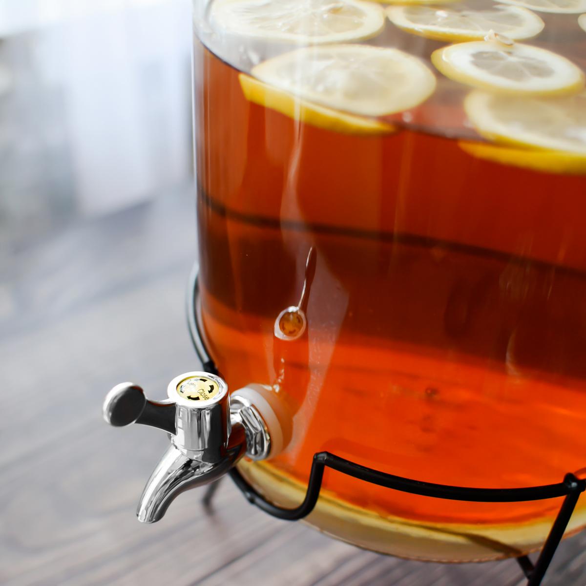 Getränkespender 7 Liter mit Ständer Wasserspender Saftspender Dispenser