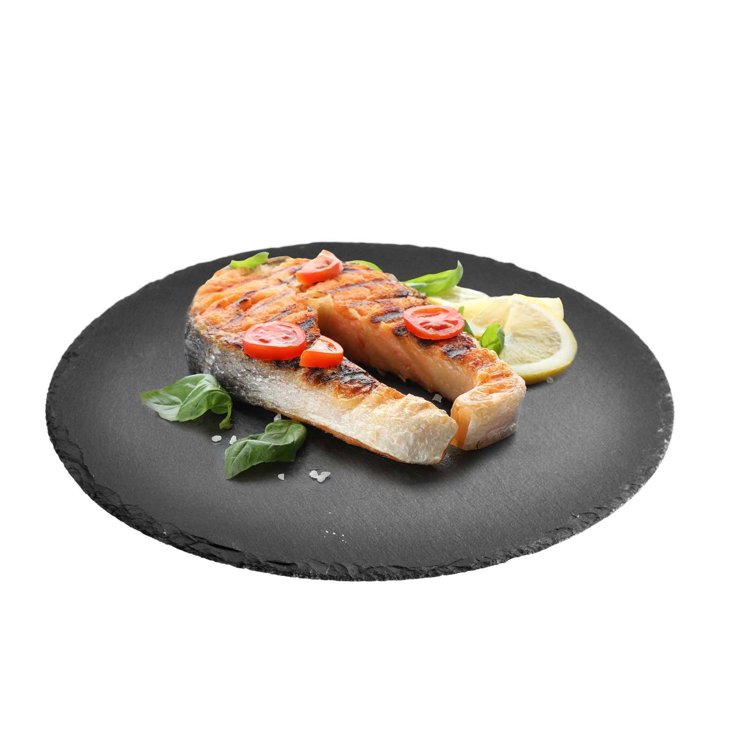 Sendez® Schieferplatten Set Ø30cm Servierplatte Käseplatten Untersetzer Käseplatte 2-12-tlg.