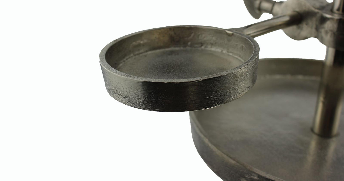 Candlestick made of aluminum 3-armed tealight holder candle holder candle tray candle bowl candlestick