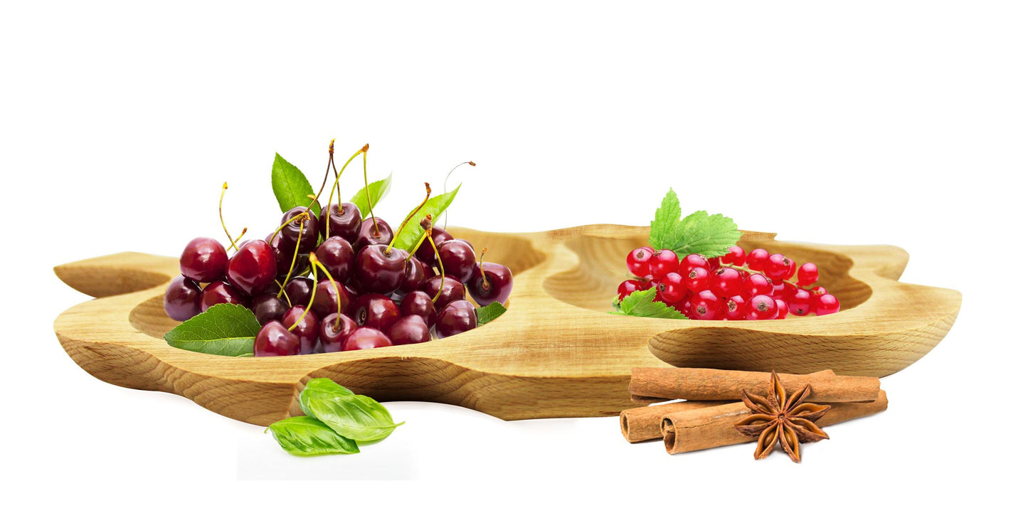 Buchenschale 37cm Schüssel Obstschale Holzschale Schale Knabberschale