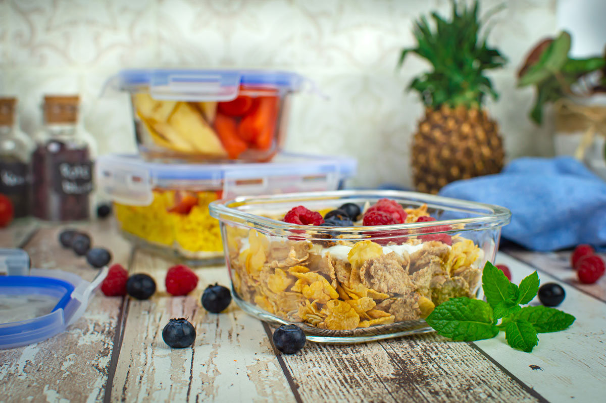 10 morceaux Récipients de stockage des aliments, boîte à déjeuner en verre, conteneurs de stockage, boîte à déjeuner hermétique-40 à 25