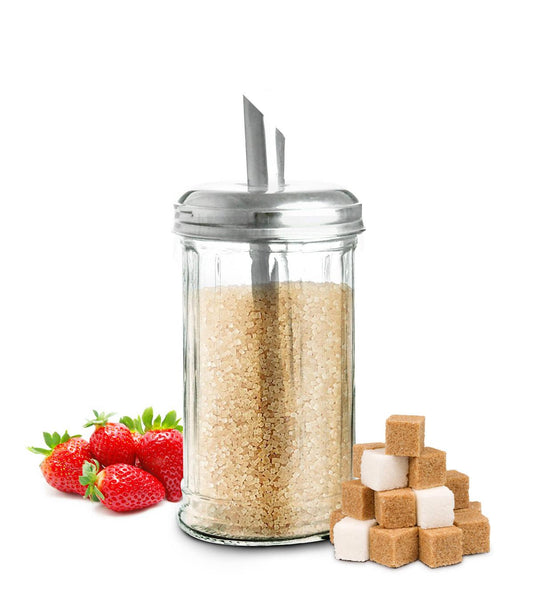 Sucrier distributeur de sucre distributeur de sucre sucre verre sucrier shaker 230ml