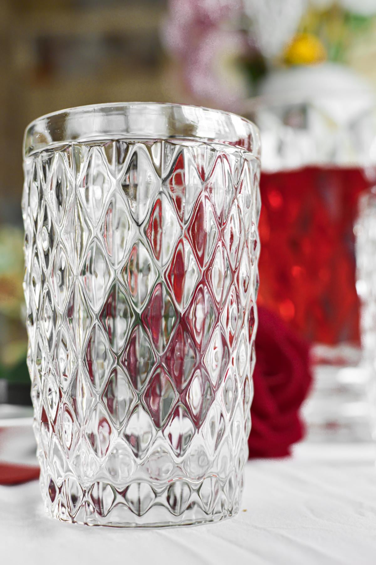 6 drinking glasses 300ml with relief water glasses juice glasses cocktail glasses long drink glasses Caroline