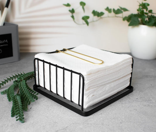 Serviettenhalter aus Metall Serviettenständer Serviettenablage Serviettenspender