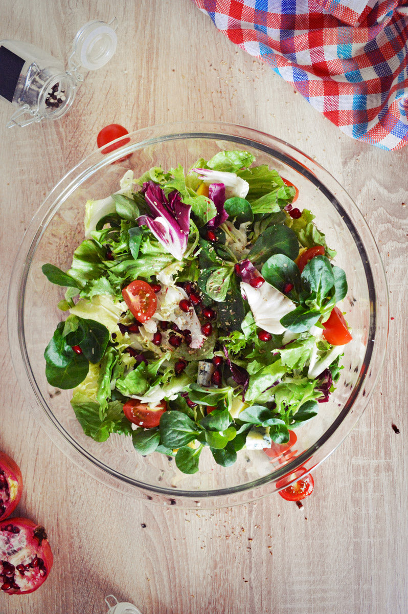 Große Salatschale 3L Salatschüssel Servierschale Schüssel Schale Hitzebeständig