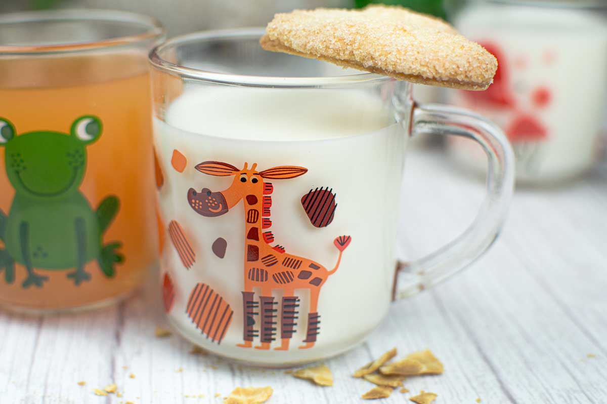 Sendez 6 Tier-Motiv Becher Tassen 230ml Teegläser Kindergläser Trinkgläser Saftgläser