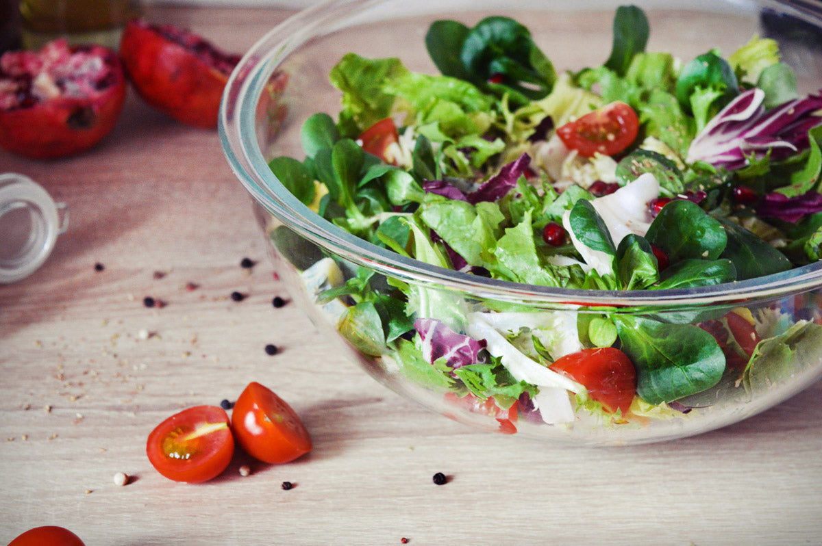 Große Salatschale 3L Salatschüssel Servierschale Schüssel Schale Hitzebeständig