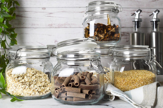 Preserving jars 750ml with swing top storage jar storage jar