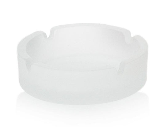 Ashtray Ø10cm milk glass glass ashtray glass ashtray ashtray glass