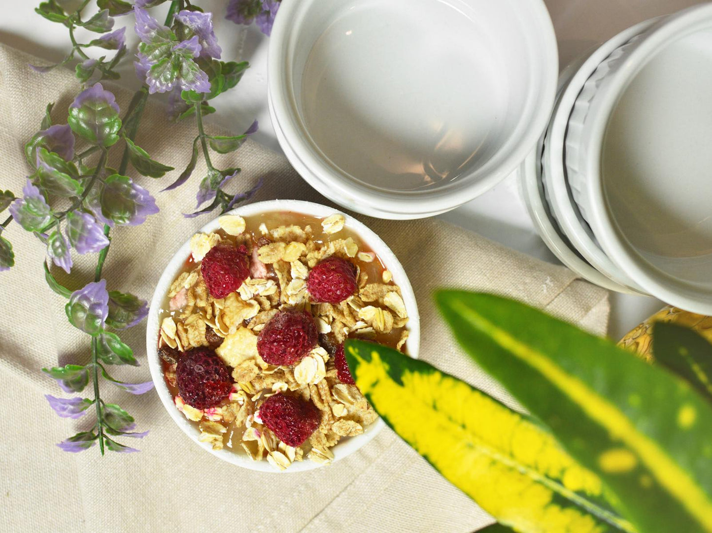 6x Soufflé Förmchen aus Keramik Ø9 Crème-Brûlée Schälchen Pasteten Auflaufform Muffins