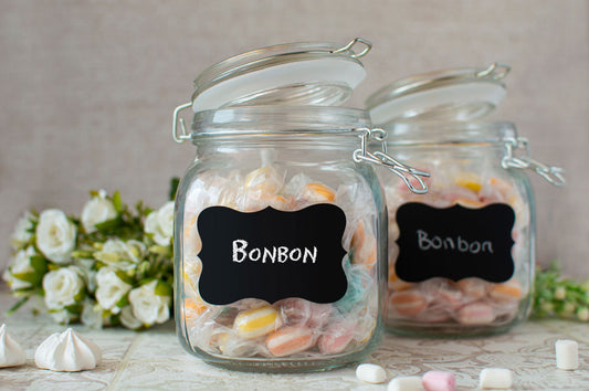 Preserving jars 1000ml swing top 10 labels pen 6x seal storage jar storage jar