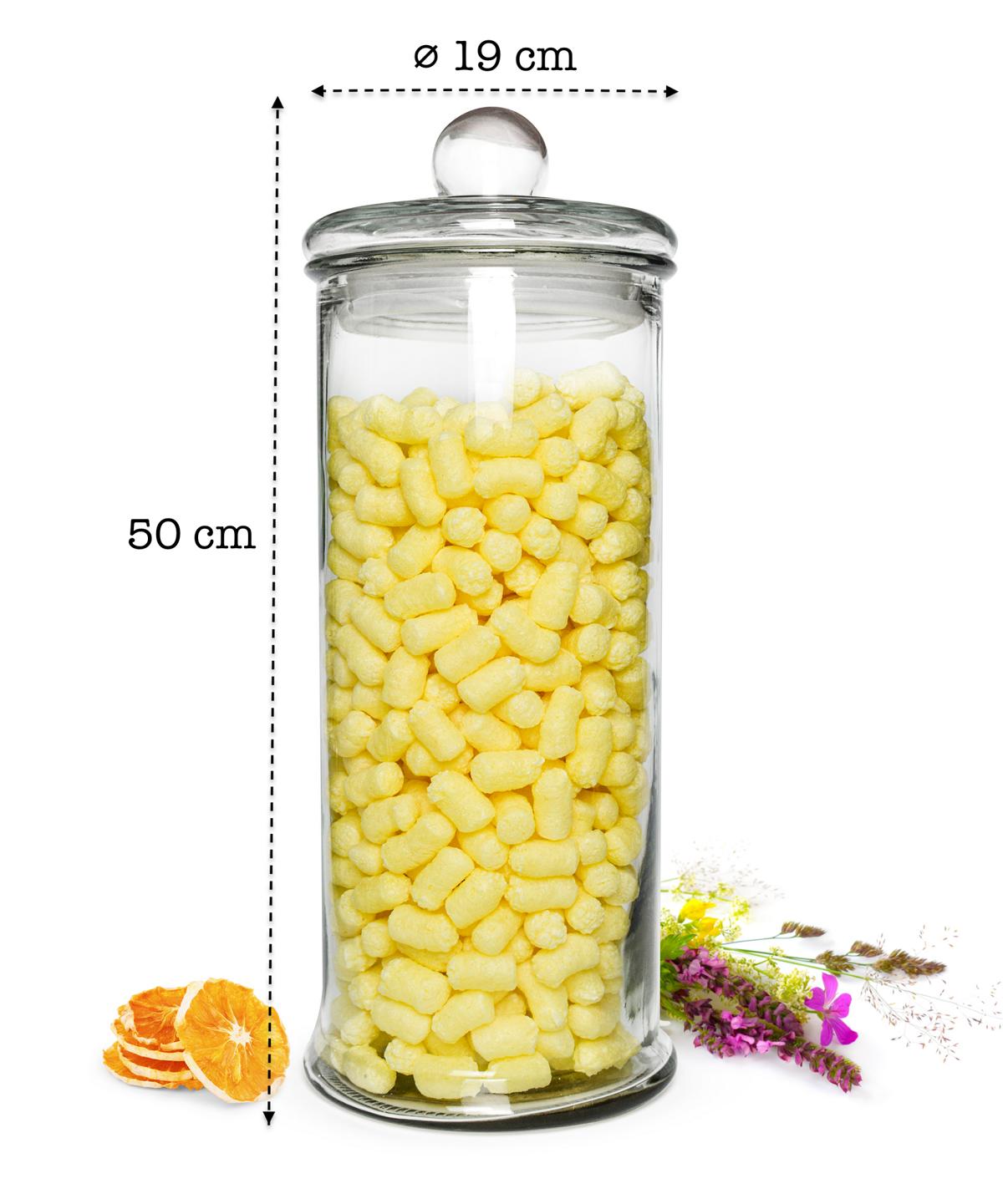 Vorratsglas 8,5L mit Deckel Vorratsgefäß Glasbehälter Aufbewahrungsglas Keksdose Bonboniere Einmachglas