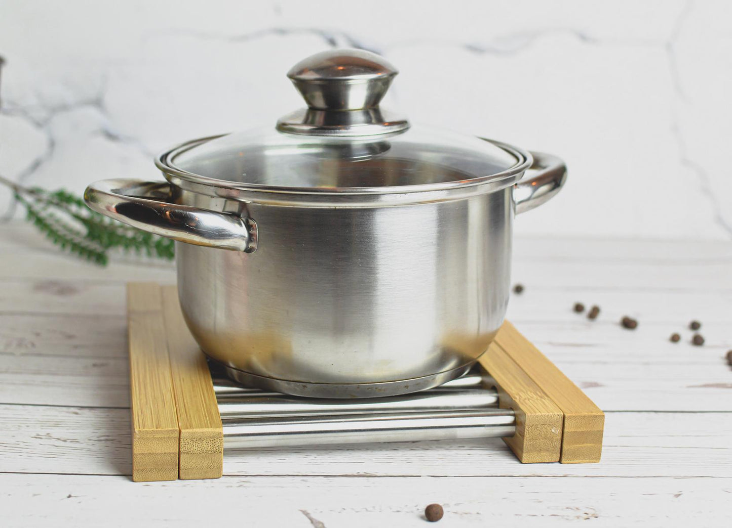 Dessous de verre extensible pour casseroles, poêles et cocottes, grille de support pour casseroles