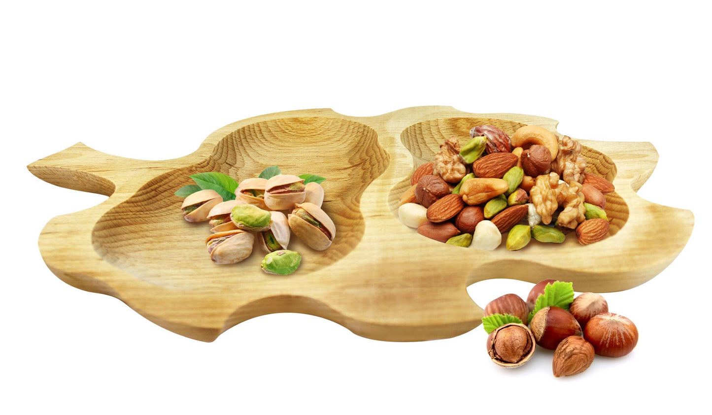 Buchenschale 37cm Schüssel Obstschale Holzschale Schale Knabberschale