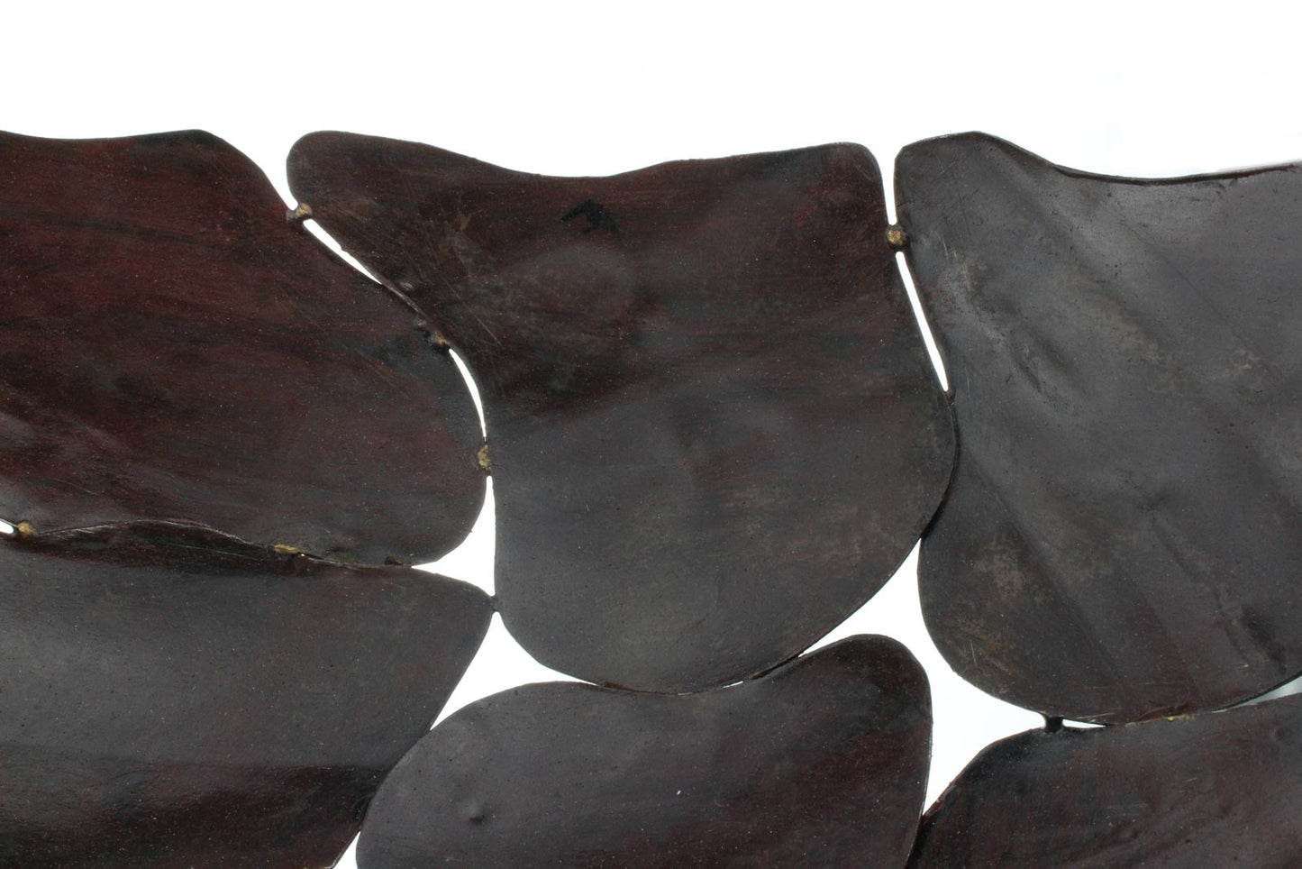 Large metal bowl decorative bowl metal basket fruit bowl table decoration brown