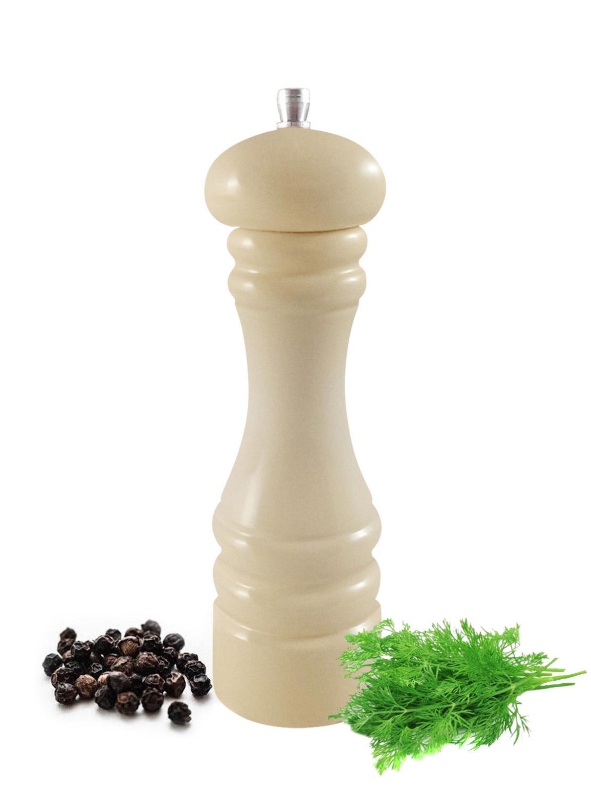 Moulin à poivre 19 cm, moulin à sel, moulin à épices brillant en 13 variantes MADE IN EU