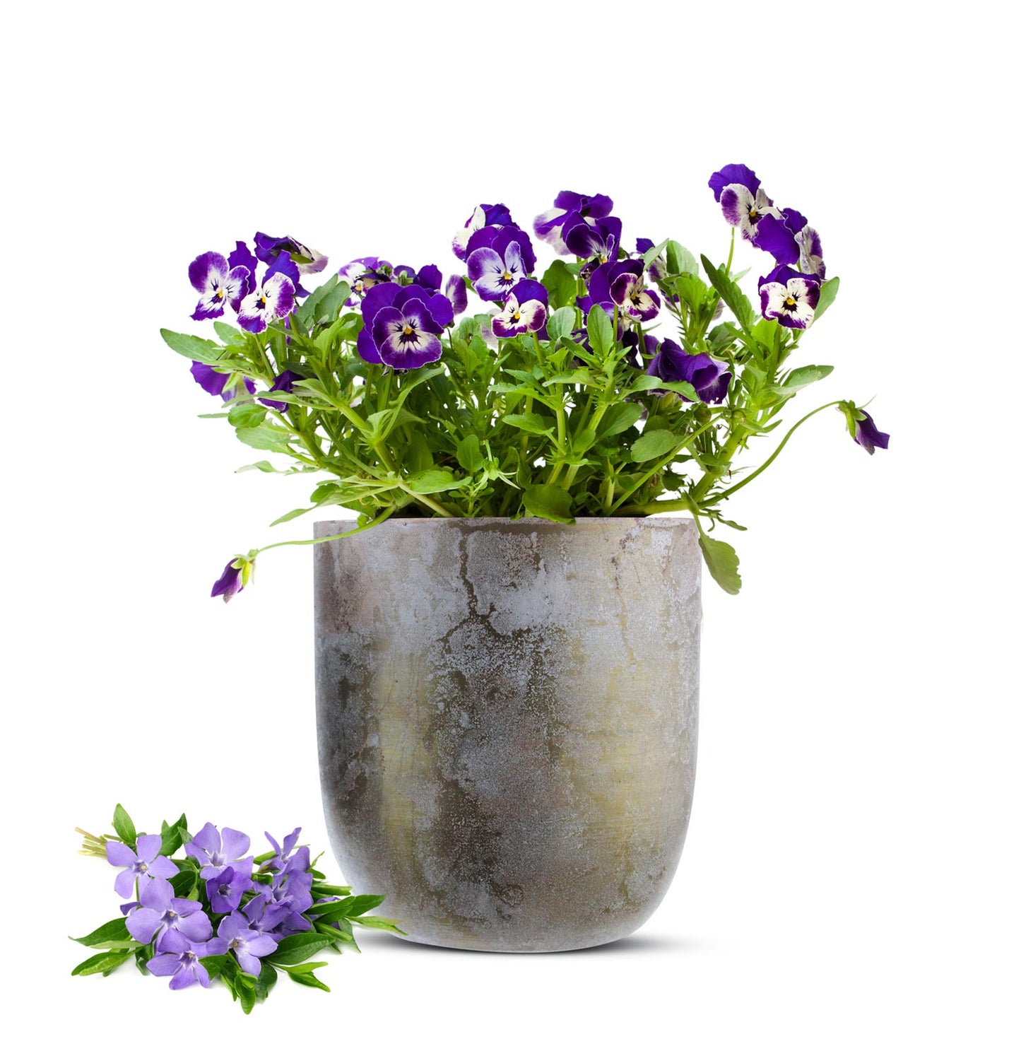 Übertopf aus Metall Pflanzentopf Blumenkübel Blumenübertopf Vase Blumenvasen Blumentopf