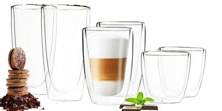 Double-walled glasses