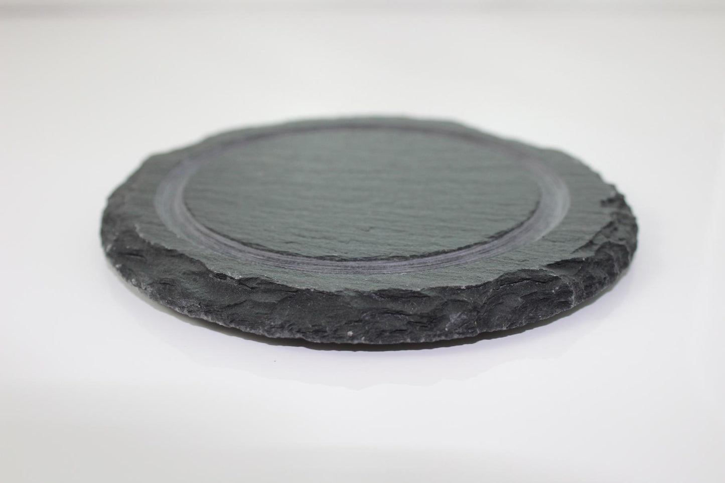Cloche en verre sur plaque d'ardoise 9x12x15cm hotte en verre dôme en verre cloche hotte en verre