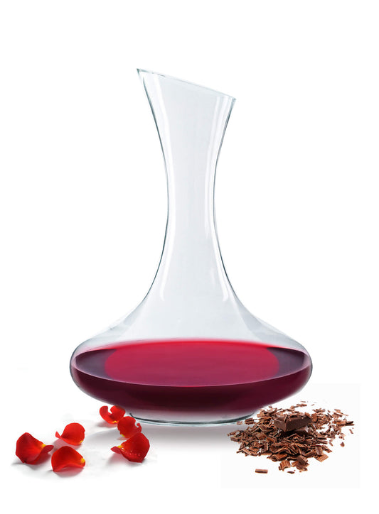 Handgemachte Weinkaraffe 1,5 Liter Dekantier Glaskaraffe Karaffe Glas