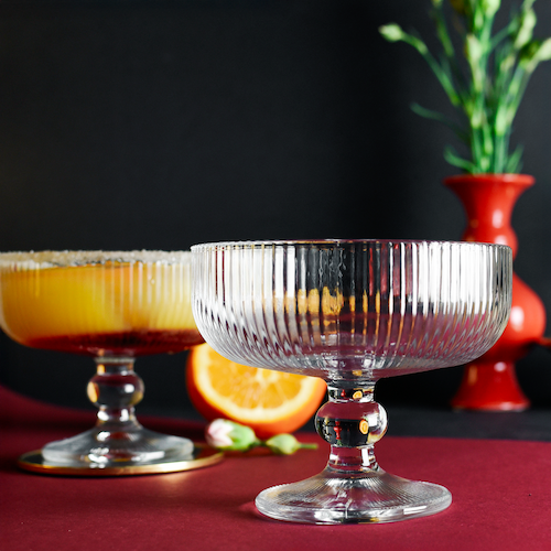 6 Martinigläser Cocktailgläser Eisbecher aus Glas 320ml Dessertschalen