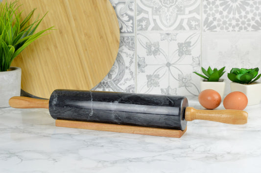 Marble rolling pin with stand 46x6cm rolling pin rolling pin 2kg