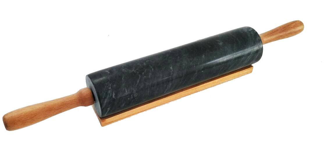 Marble rolling pin with stand 46x6cm rolling pin rolling pin 2kg