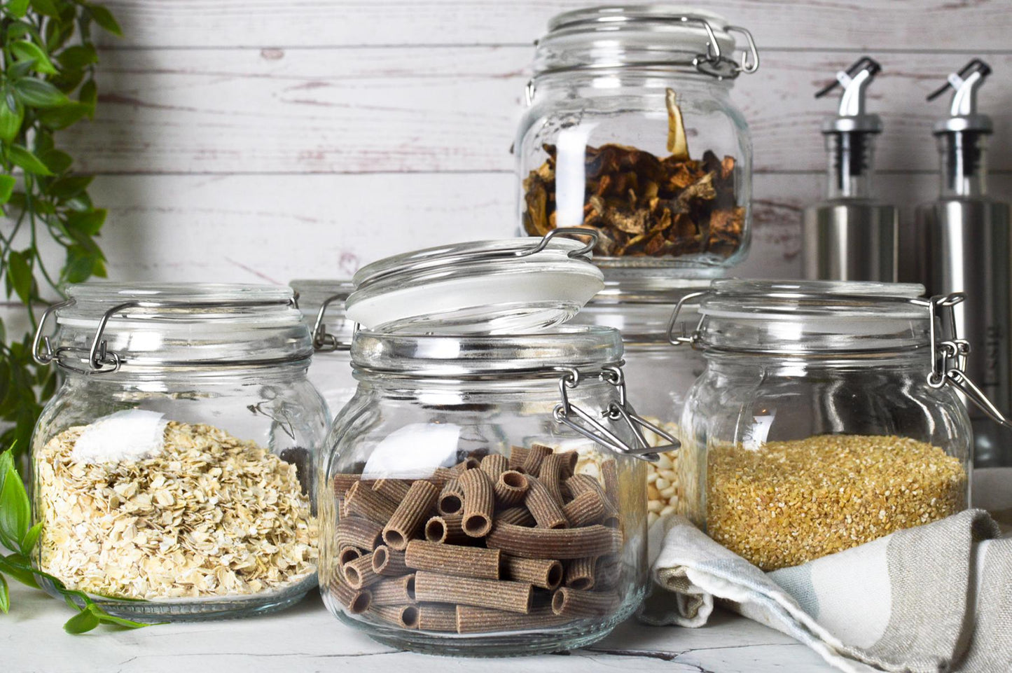 Preserving jars 750ml with swing top storage jar storage jar