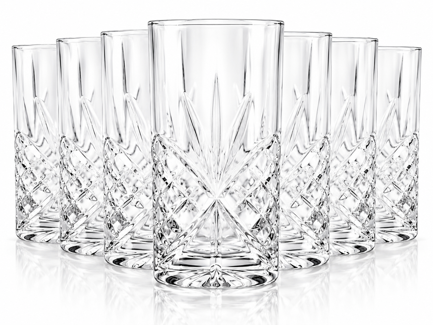 6 verres à long drink 300 ml avec verres à eau en relief verres à jus verres à boire verres à cocktail