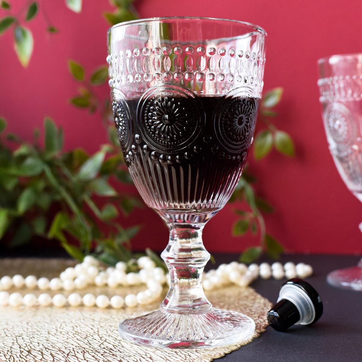 6 Weingläser 310ml auf Fuß Sonne Weißweingläser Rotweingläser Trinkgläser