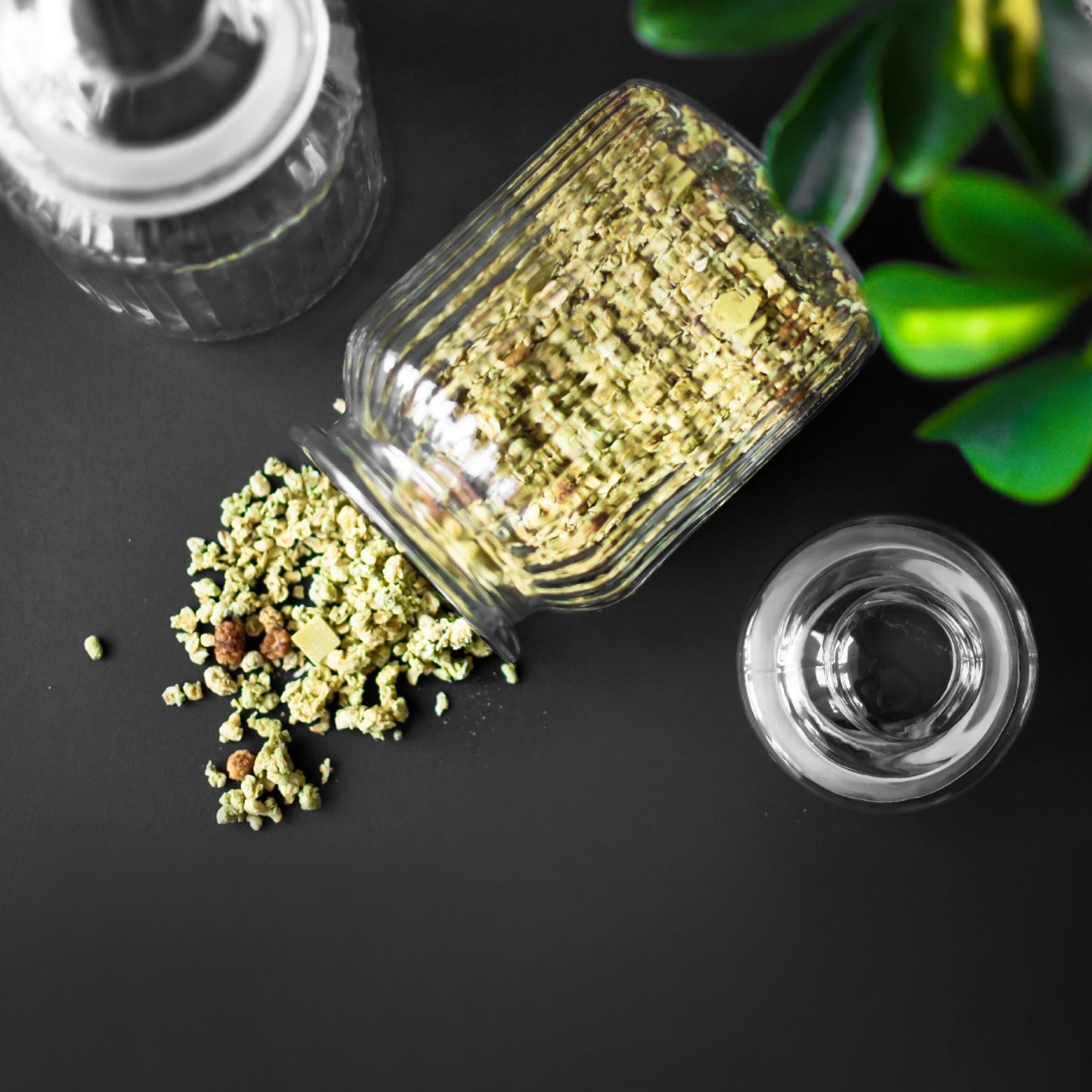 2 Vorratsgläser 1,1L mit Deckel Bonbonglas Vorratsgefäß Glasbehälter Aufbewahrungsglas Keksdose Vorratsgläser