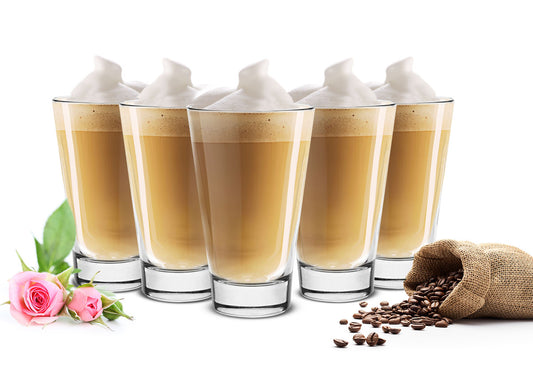 6 Latte Macchiato Gläser 460ml Kaffeegläser Teegläser Cocktailgläser Saftgläser Trinkgläser