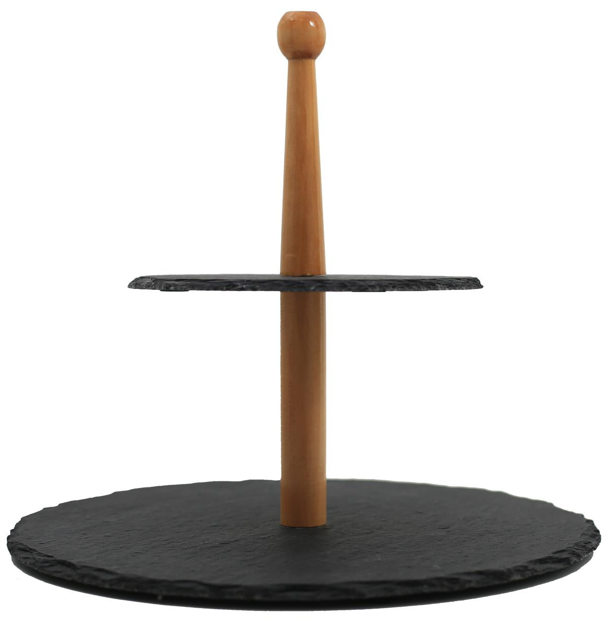 2-tier cake stand Ø30cm made of slate cake plate cake stand serving stand