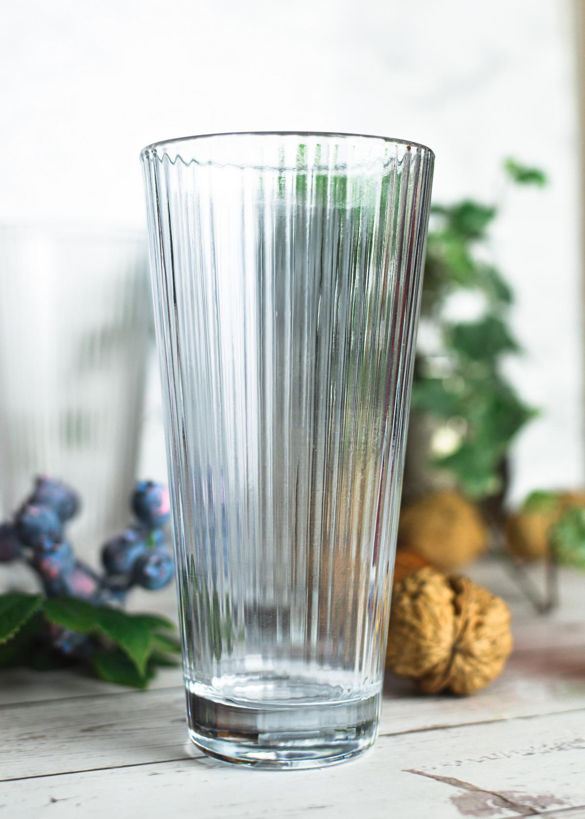 6 Longdrinkgläser 400ml mit Relief Wassergläser Saftgläser Cocktailglä