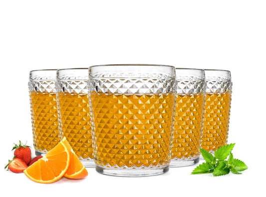 6 drinking glasses 300ml water glasses juice glasses cocktail glasses long drink glasses
