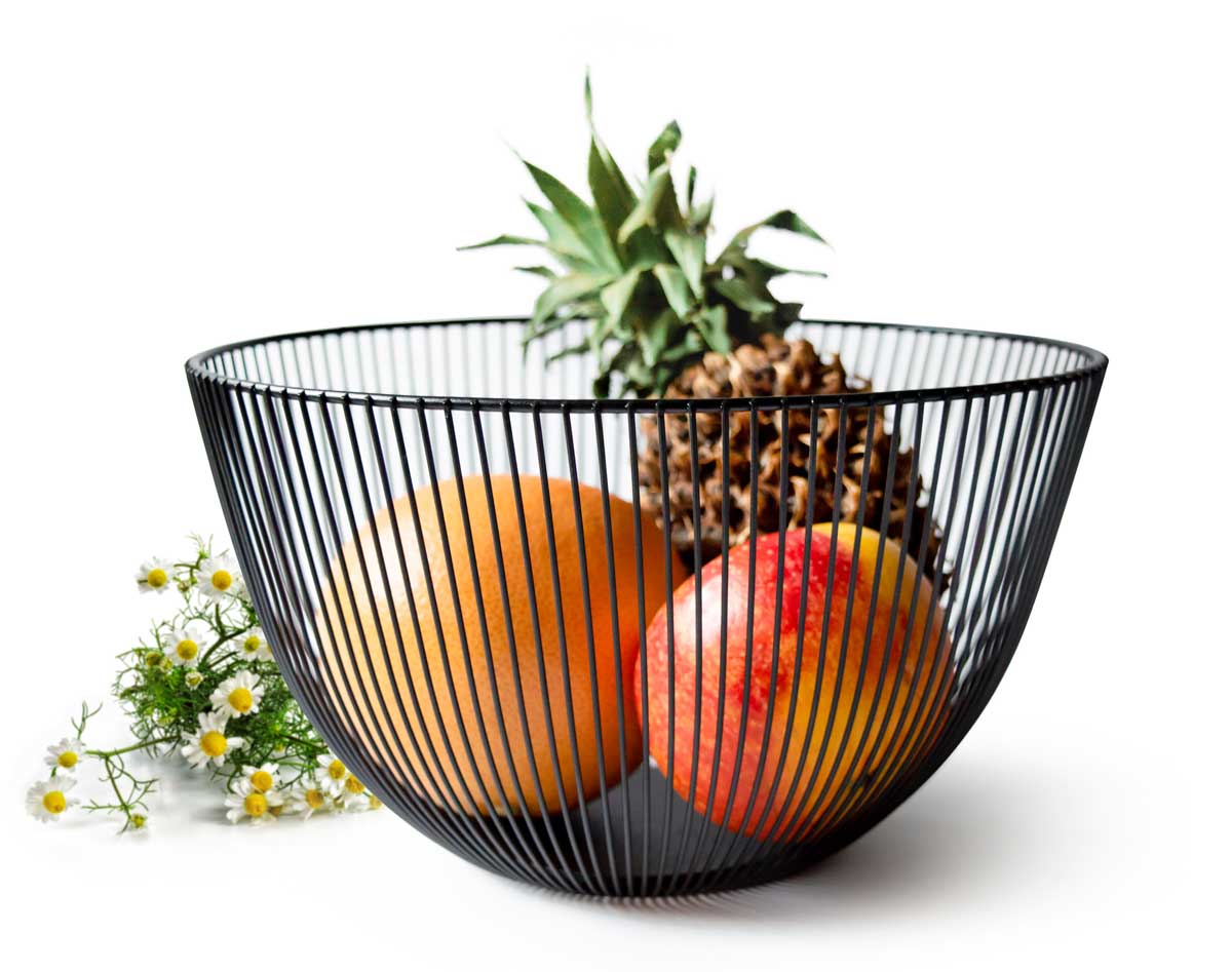 Fruit bowl Ø25.5cm metal bowl metal basket metal bowl bowl fruit basket decorative bowl
