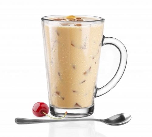 6 milk coffee glasses 300ml spoons FREE coffee glasses tea glasses latte macchiato