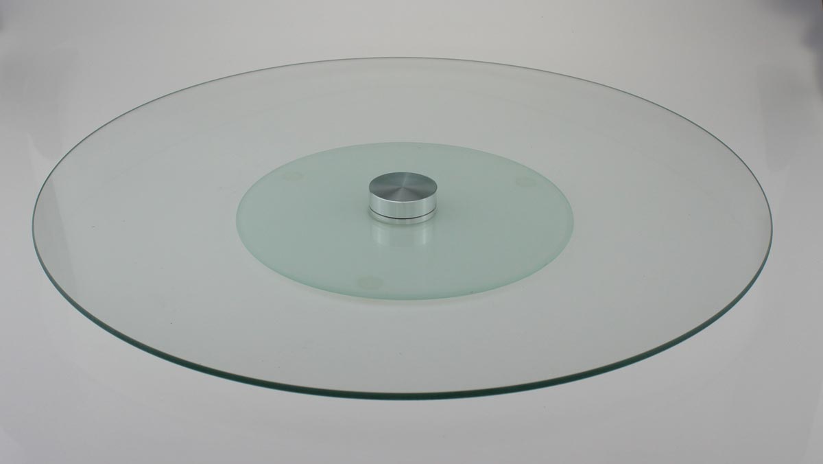 Rotatable cake plate, cake plate made of glass, diameter 40 cm, serving plate, serving plate, cake plate, cake stand, cheese plate