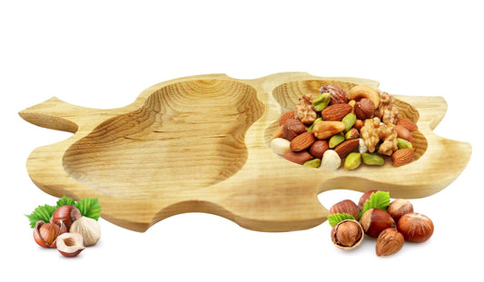 Buchenschale 37cm Schüssel Obstschale Holzschale Schale Knabberschale