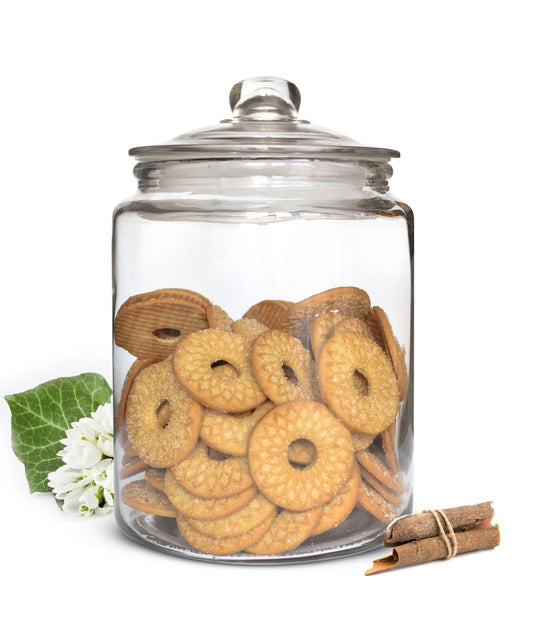 Storage jar 6L with lid storage jar glass container storage jar bonboniere biscuit jar preserving jar