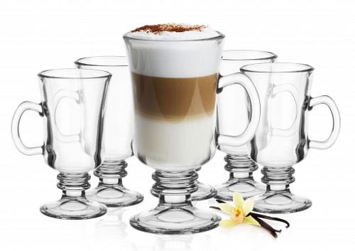 Irish coffee glasses with handles, coffee glasses, tea glasses, cappuccino glasses