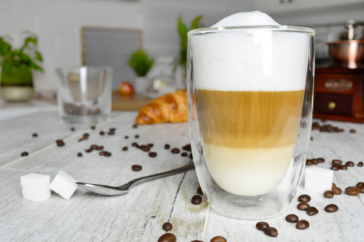 6 doppelwandige Cappuccino Gläser 200ml Kaffegläser Teeglas Doppelwand